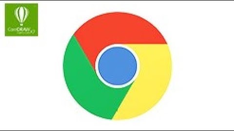 CorelDraw Tutorial |  how to make google chrome logo