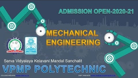 MECHANICAL ENGINEERING DEPARTMENT - VPMP POLYTECHNIC