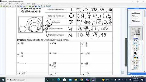 U1C1L1: Real Number System