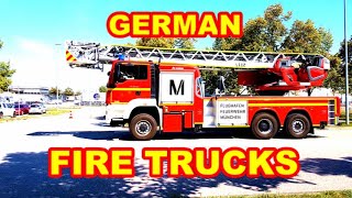 German Fire Trucks | apparatus from 50 fire departments responding code 3