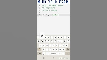 Hello World Program in R  language