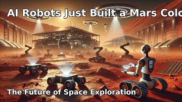 AI Robots Just Built a Mars Colony The Future of Space Exploration. #ai #Mars #spacetech