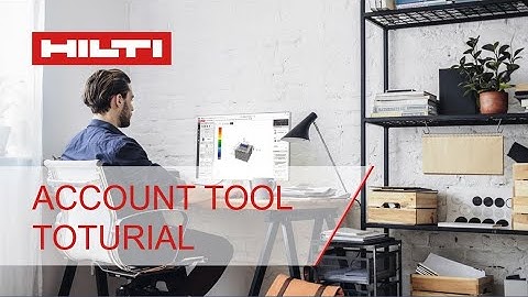 HOW-TO Account tool Hilti Profis Engineering