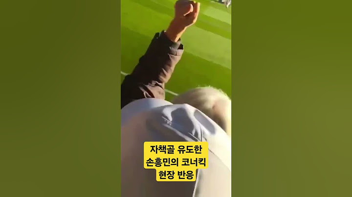 상대 자책골 유도한 손흥민 코너킥