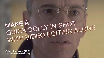 Make A Dolly-In or Quick Zoom Shot With Vegas Pro (It