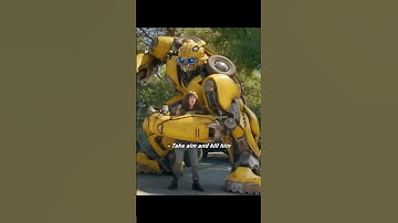 Don’t hit him , please 🙏🏻 #transformers #optimus #bumblebee