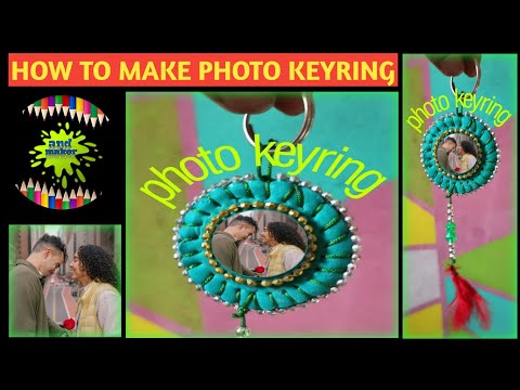 How To Make Photo Keyring | Customize Photo Keyring | Making Keyring At Home | And Maker