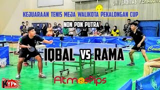 IQBAL (Hebat Semarang) vs RAMA (Semarang) 🏓🏓 Non PON Putra - Walikota Pekalongan Cup
