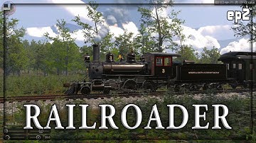 Railroader - ep2  Tutorial Continues.  - Trains | Railroads | Engineer