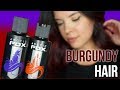 DYEING MY HAIR BURGUNDY | ARCTIC FOX HAIR COLOR