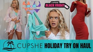 Cupshe Bikiniswimwear Try On Haul Review Vacation Outfits Fall Winter Holiday Dresses 50% Off