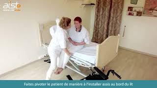 Milieux de soins Transfert d'un patient de son lit à un fauteuil roulant