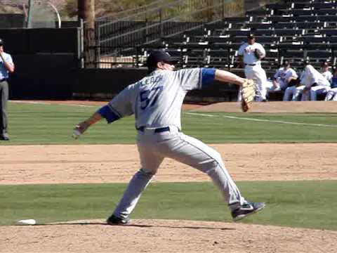 Brent Leach of the Los Angeles Dodgers