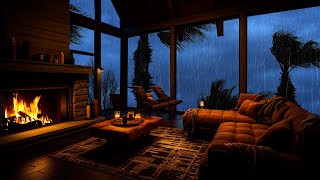 Night Rain Sounds For Deep Sleep  Soothing Rain Ambience | Relaxing Rain ASMR White Noise 3 Hours