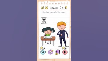 Braintest | Level 333 | Help her complete the exam #braintest #trickypuzzles #level333