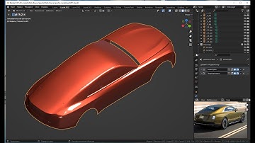 Rolls-Royce Spectre 8. Car modeling in Blender 3d