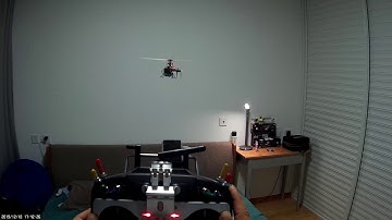 The Smallest ArduHeli XK K120 Optical flow and Lidar module indoor Loiter test