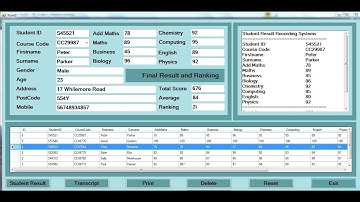 How to Create Student Database Management Systems using SQLite in Visual Basic.Net - Part 2 of 3
