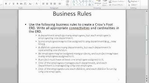 Create ERD [Personnel Database] - Part I