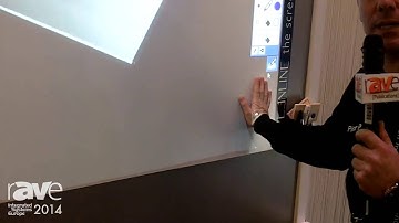 ISE 2014: ScreenLine Presents Interactive White Board Projection