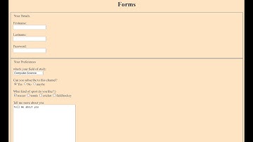 HTML Tutorial for Beginners 08-Forms Part 2