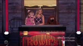 Darci Lynne SHIPS Simon Cowell & Edna The Puppet! | AGT Champions