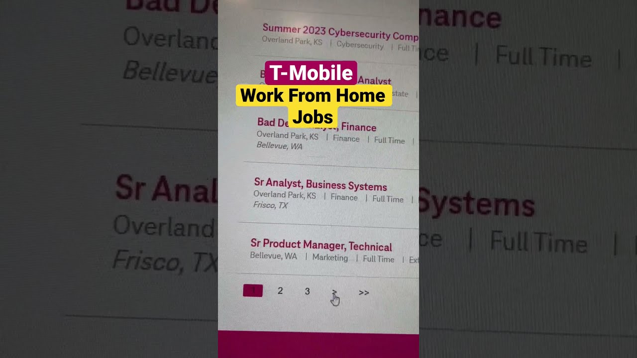T Mobile Work From Home Jobs shorts workathome workfromhome T Mobile Work From Home Jobs shorts workathome workfromhome