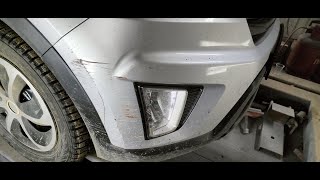 Хёндай Крета Ремонт бампера Hyundai Creta Body Repear Paint