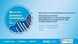 Your Voice Matters Contributing to the Copenhagen Framework on Citizen Data and its implementation