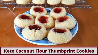 Simple Keto Thumbprint Cookies (Nut Free Dairy Free And Gluten Free)