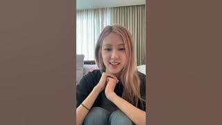 230808 블랙핑크 로제 인스타 라이브 BLACKPINK Rosé Instagram Live