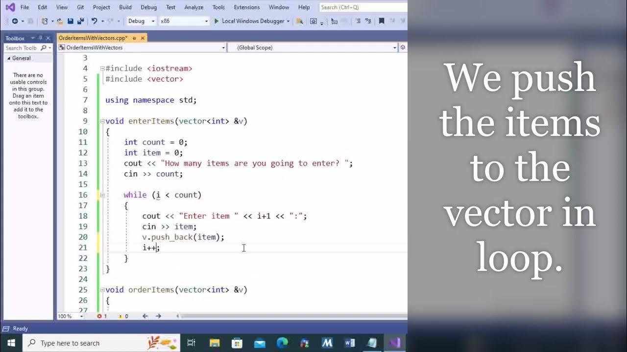 How to create C++ Console Application and order numbers by using ...