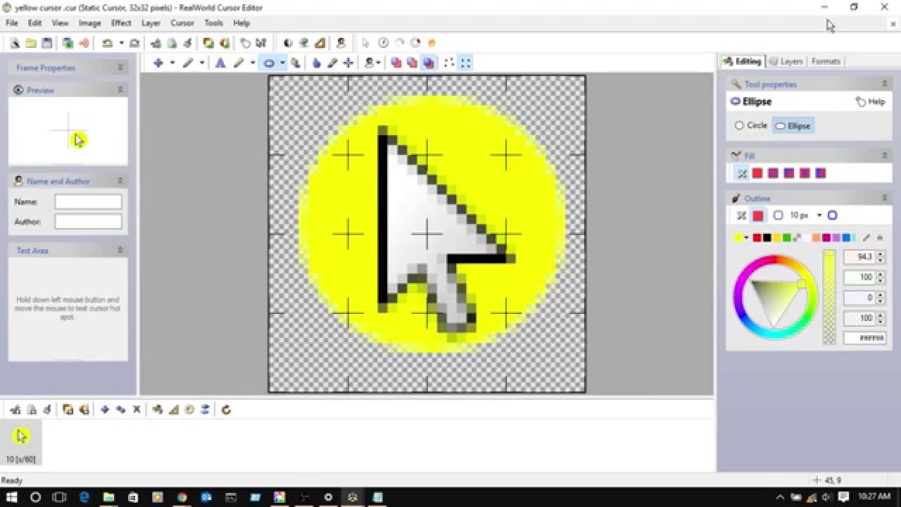 change the color of your cursor