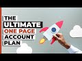 How to Create the Ultimate One Page Key Account Plan