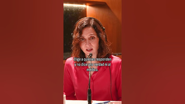 Ayuso: "Esto solo se puede solucionar con unas elecciones generales"