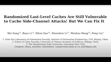 Randomized Last-Level Caches Are Still Vulnerable to Cache Side-Channel Attacks! But We Can Fix It