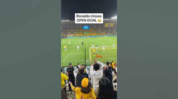 Cristiano Ronaldo’s shocking open goal miss against Al Ain 😳