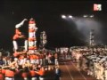 Barcelona 1992 Opening Ceremony Athletes Judges Oath Giant Olympic Flag Castells clip0