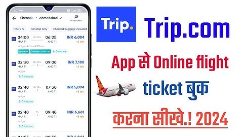trip.com se online flight ticket book kaise kare!! how to book flight ticket online in trip.com!!