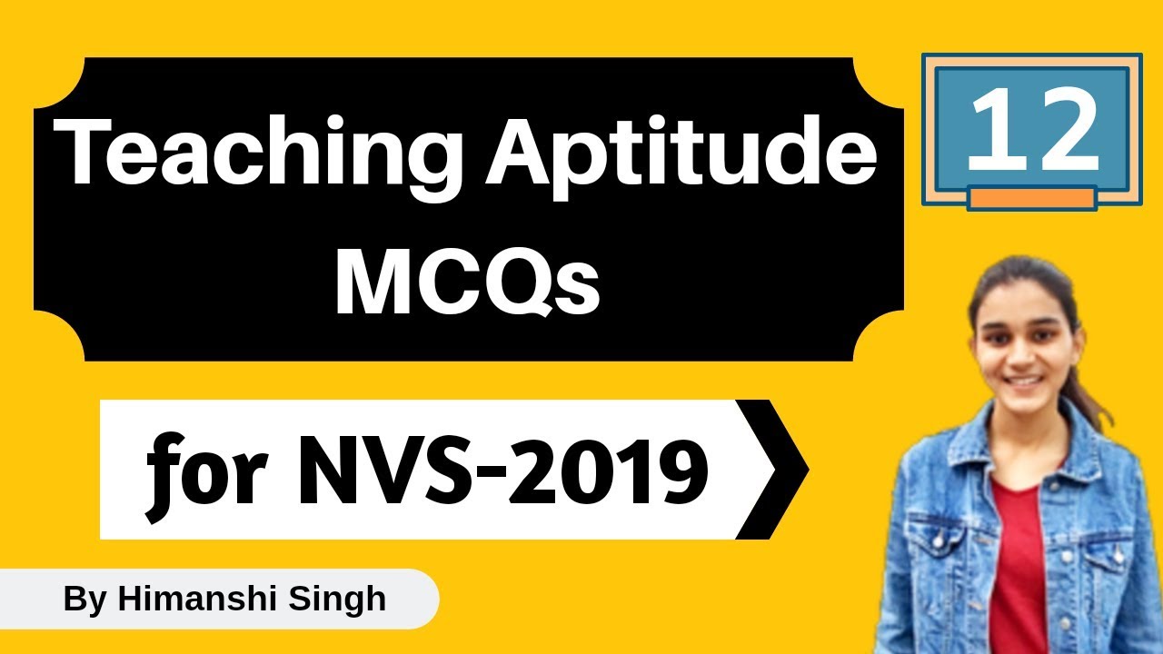 teaching-aptitude-mcq-s-for-nvs-kvs-ugc-net-b-ed-2019-mock-test-12-youtube