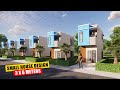 Small House 3 x 6 Meters (18 Sqm) Modern Style With 2 Bedroom, Living Room, and Balcony