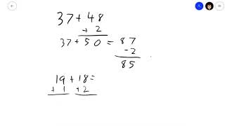 Number Talk Grade 2/3 Friendly numbers