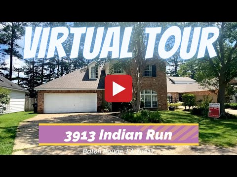 3913 Indian Run, Baton Rouge, LA home video tour