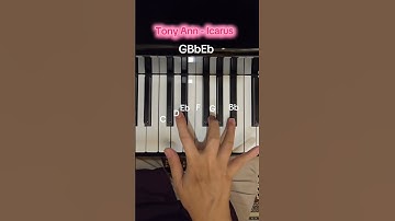 Thumbnail of Tony Ann - Icarus | Easy Piano Tutorial(WithNotes) #easytutorial #shorts #reels #Icarus #tonyann