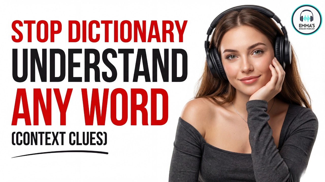 Stop Using the Dictionary! How to Understand Any English Word (Context Clues) | Emma's Podcast