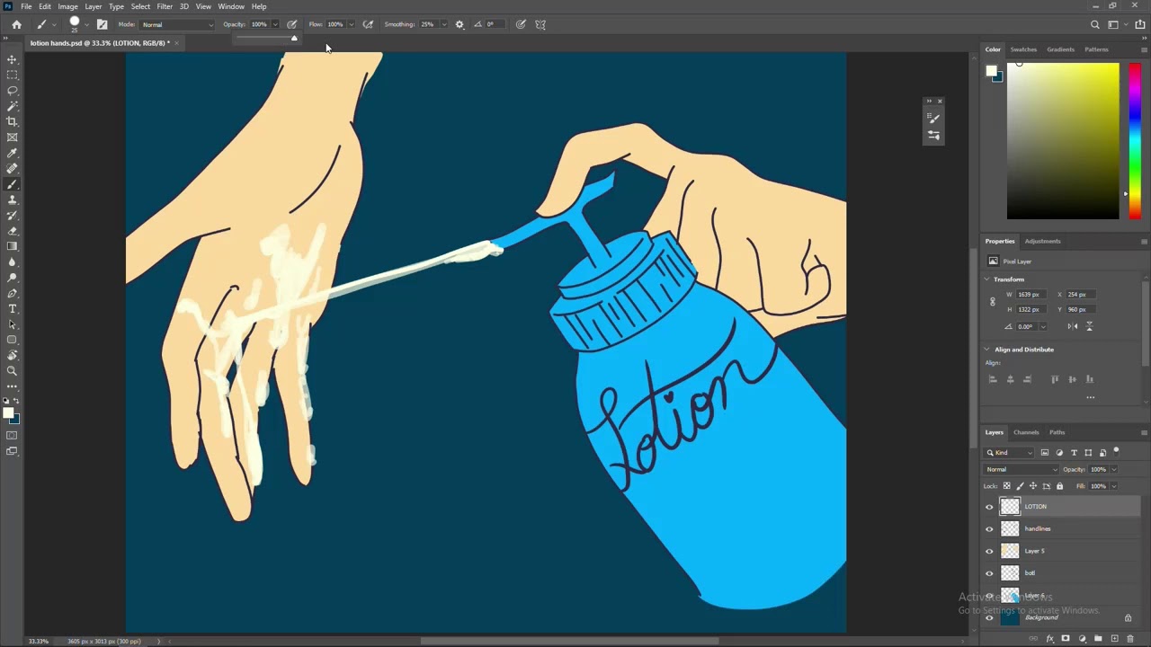 How to Draw Lotion .mp4 YouTube