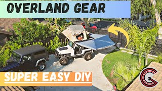 BEST 270 Degree Awning Install on a Jeep Wrangler TJ - Mount on ANY Vehicle, what a difference! by Garage Couple 3,225 views 7 months ago 10 minutes, 52 seconds