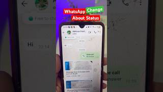 WhatsApp About Status Change New Features #brijtech #whatsapp