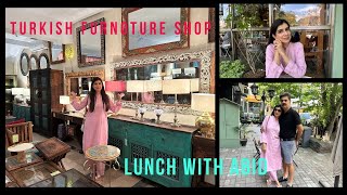 Turkish Furniture Shop 💕 💕 Visit With Prices 💕 💕 Lunch With Abid ♥️♥️ Vlog 409