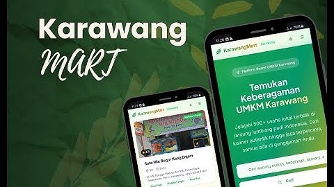KarawangMart - Platform Digital untuk UMKM Karawang | TandemNgoding Web in Action 2025